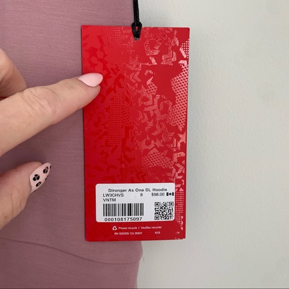 Lululemon Stronger As One Hoodie (Barry’s Bootcamp)(NWT) - Picture 6 of 8